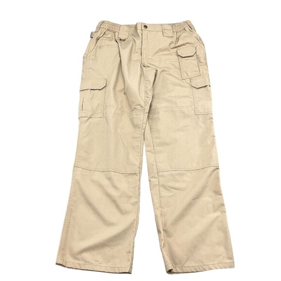5.11+ Tactical Pants Women 16Regular Tan Ripstop Straight Leg Outdoor Work - Picture 1 of 13